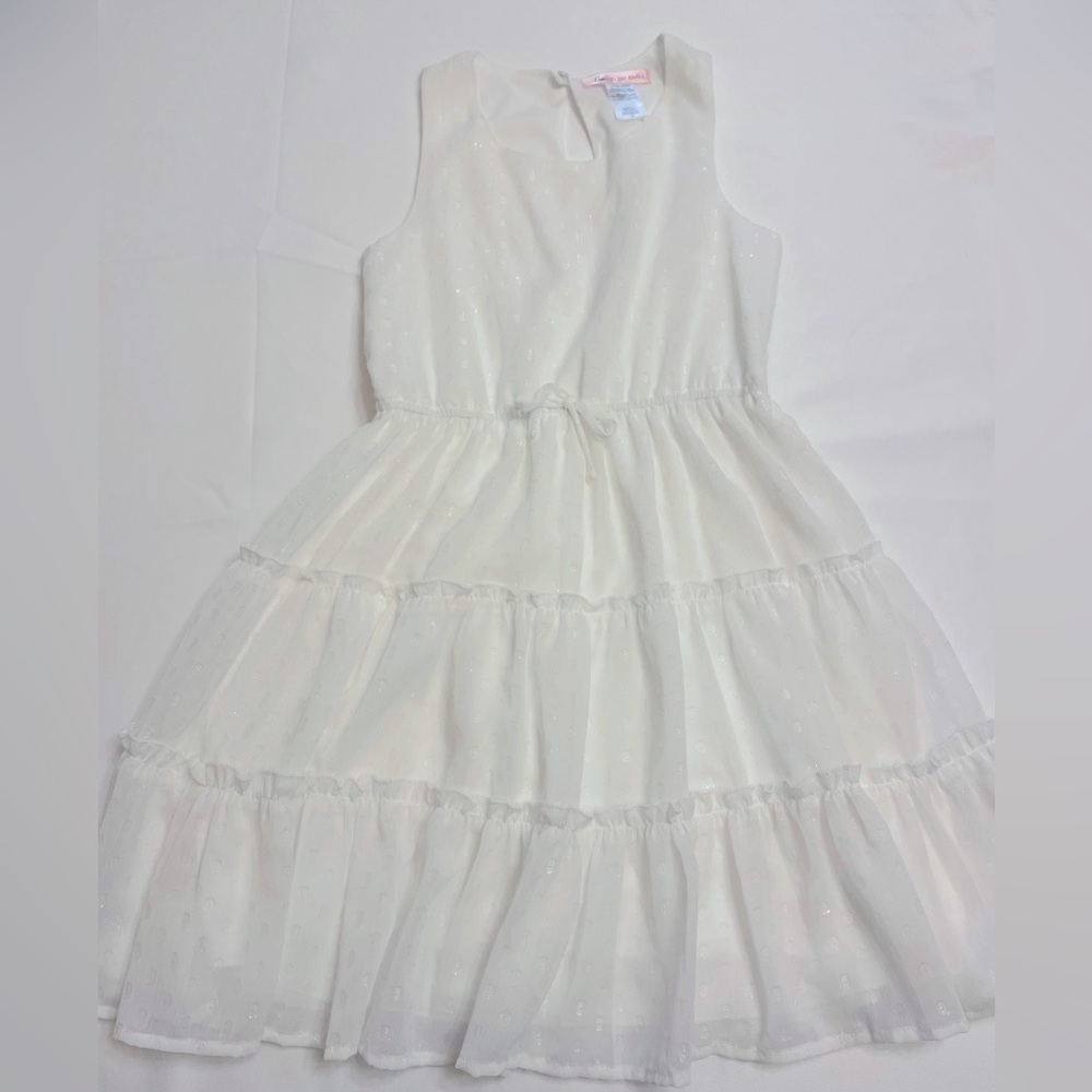 NWOT - Love to Be Loved white polka dot dress